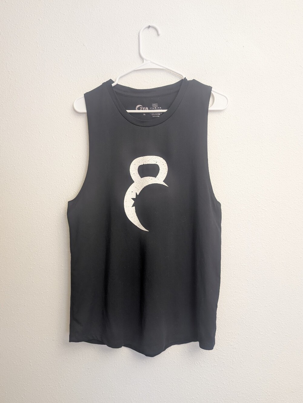 Zyia Active Kettle Moon Tank Black White Size XL - Picture 2 of 4